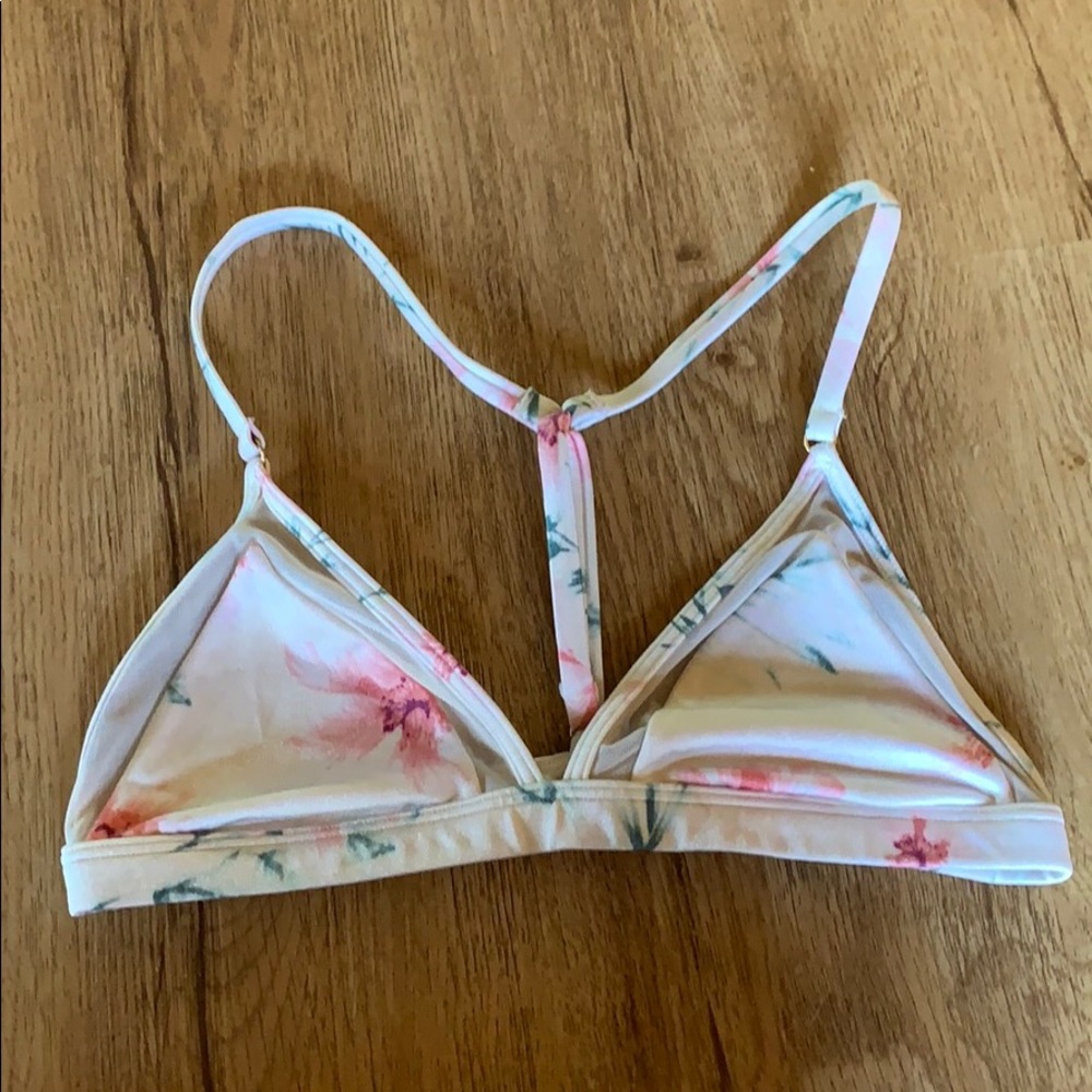 Victoria’s Secret pink floral bralette Xs